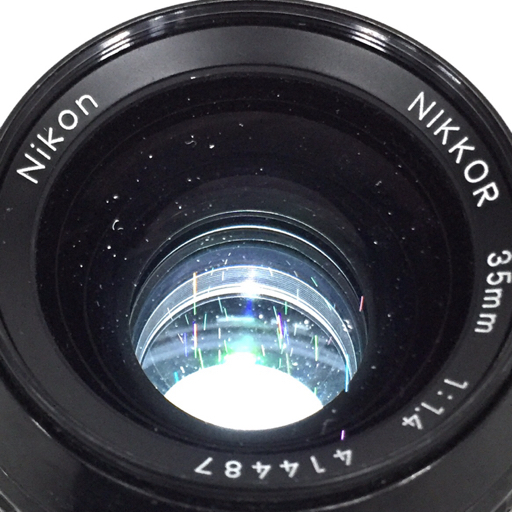 1円 Nikon FE Ai NIKKOR 35mm 1:1.4 含む 一眼レフフィルムカメラ レンズ バッテリーグリップ まとめセット