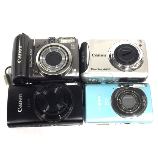 Canon IXY 650 PowerShot A590 IS 含む コンパクトデジタルカメラ 4點(diǎn)まとめセット