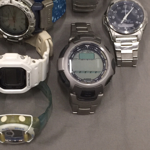 1円 カシオ G-SHOCK フロッグマン DW-9900 他 PROTREK PRG-50 / Baby-G BGM-120 等 CASIO 腕時計 9點(diǎn) まとめ A20688