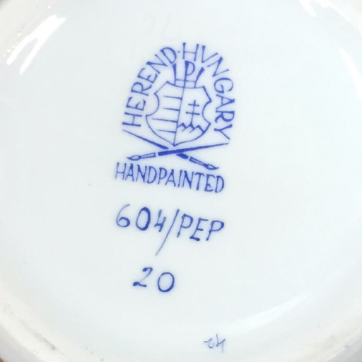 1円 ヘレンド パセリ?ピンク ティーポット カップ＆ソーサー プレート 他 食器 陶器 まとめ セット HEREND