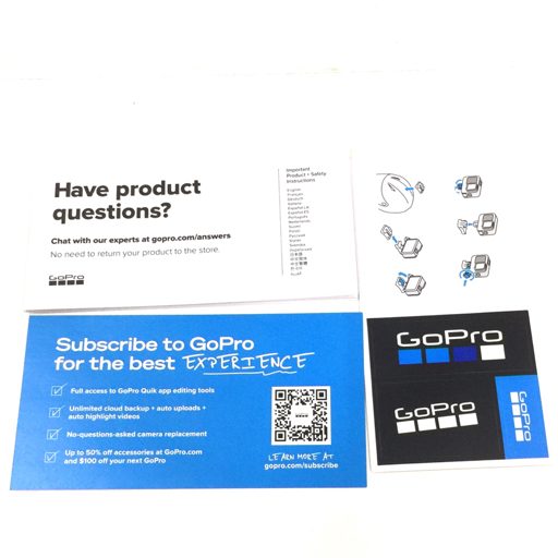 1円 GoPro HERO10 Black CHDHX-102-FT ゴープロ アクションカメラ コンパクト 光學機器 通電動作確認済み