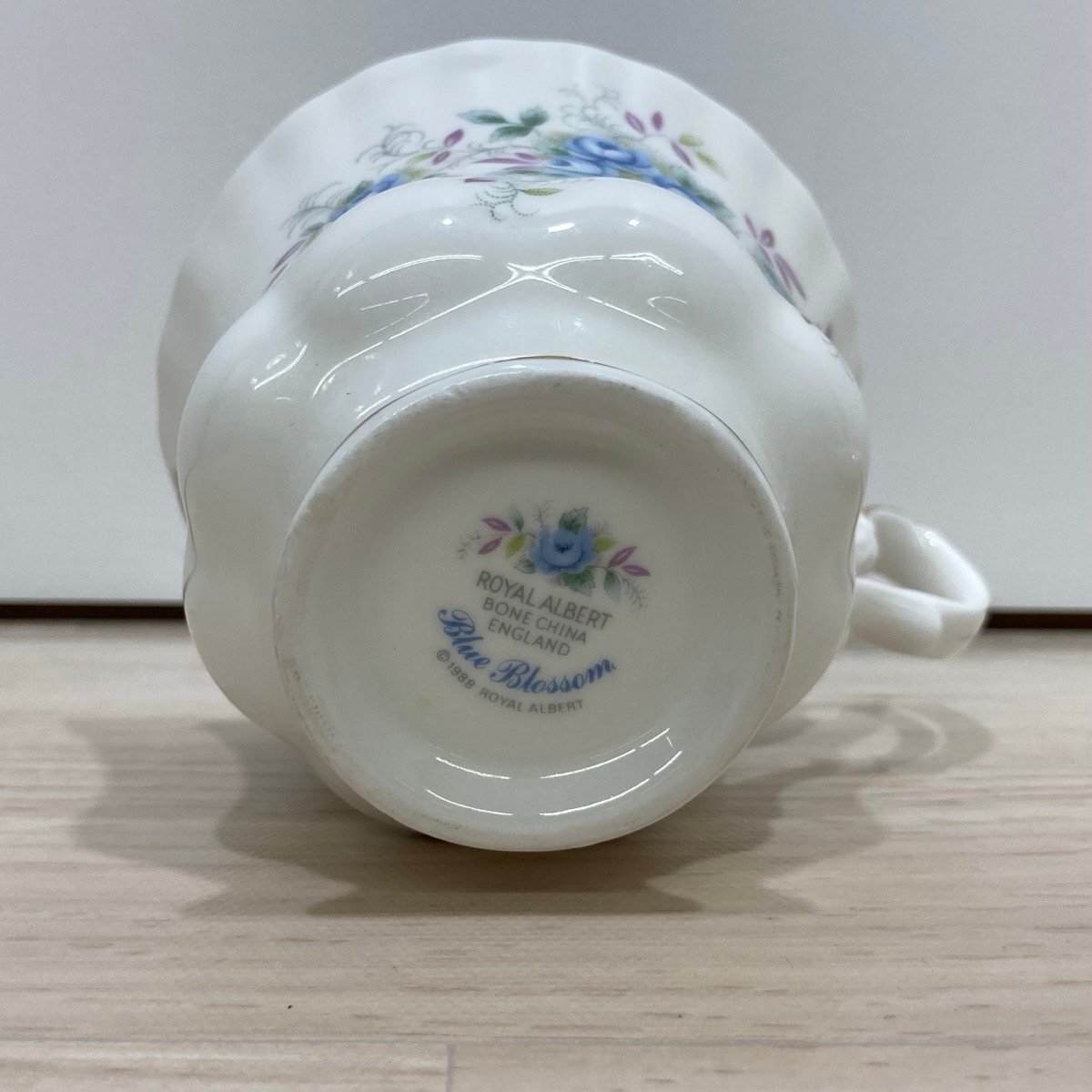 ROYAL ALBERT Blue Blossom カップ&ソーサー 2点セット[E0055]_画像6