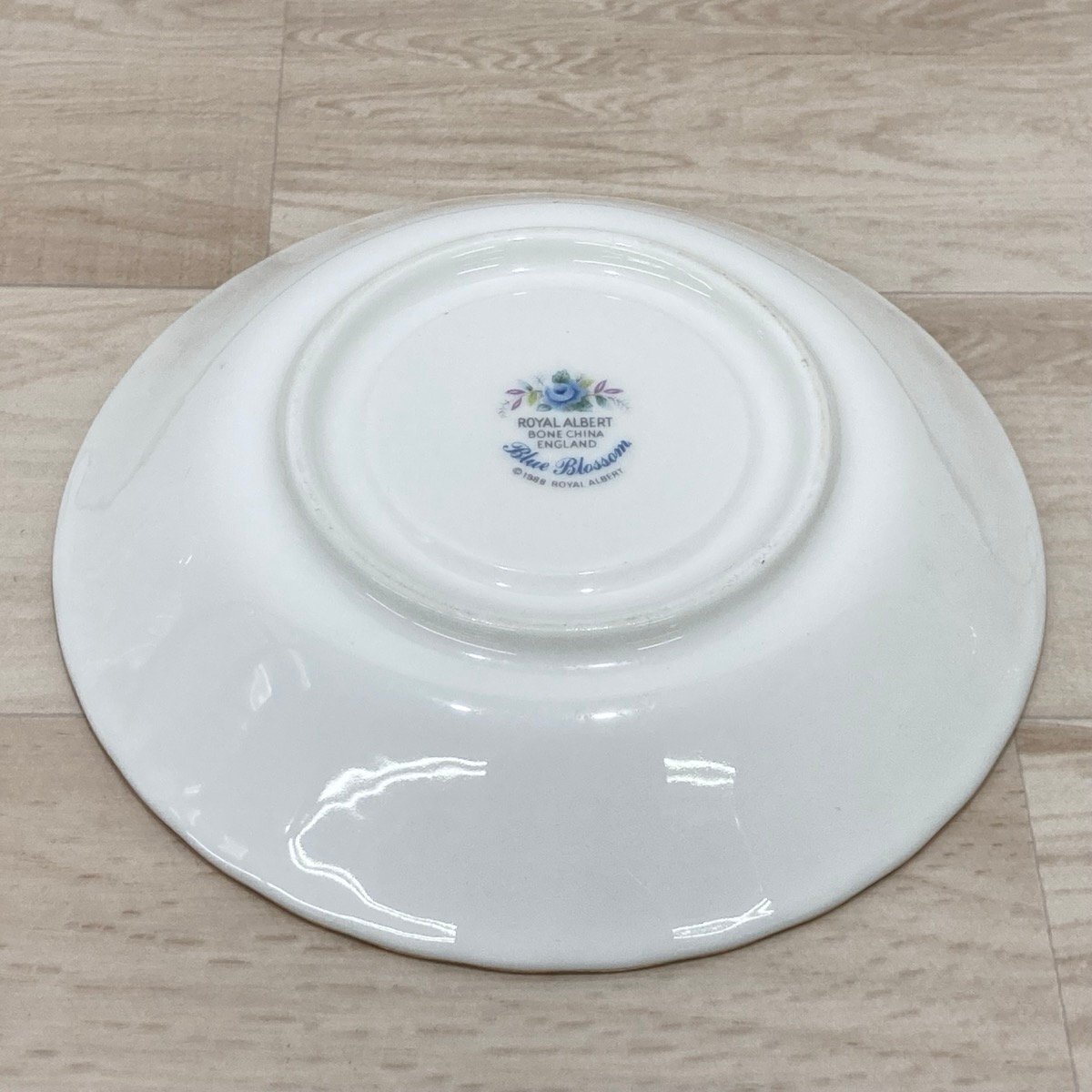 ROYAL ALBERT Blue Blossom カップ&ソーサー 2点セット[E0055]_画像9