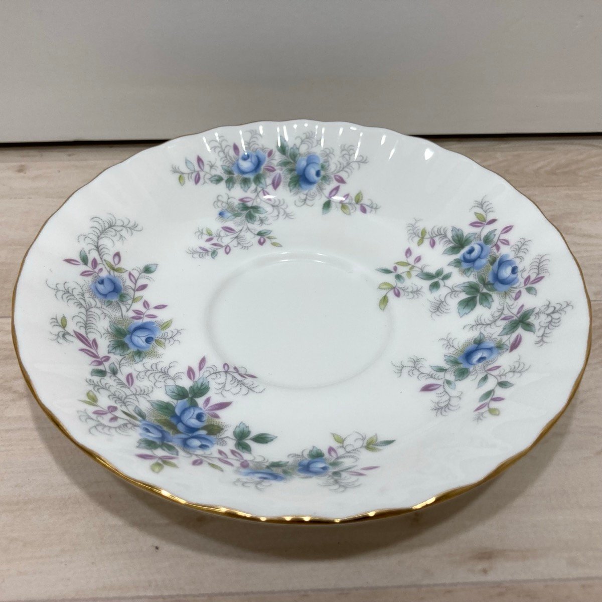ROYAL ALBERT Blue Blossom カップ&ソーサー 2点セット[E0055]_画像7