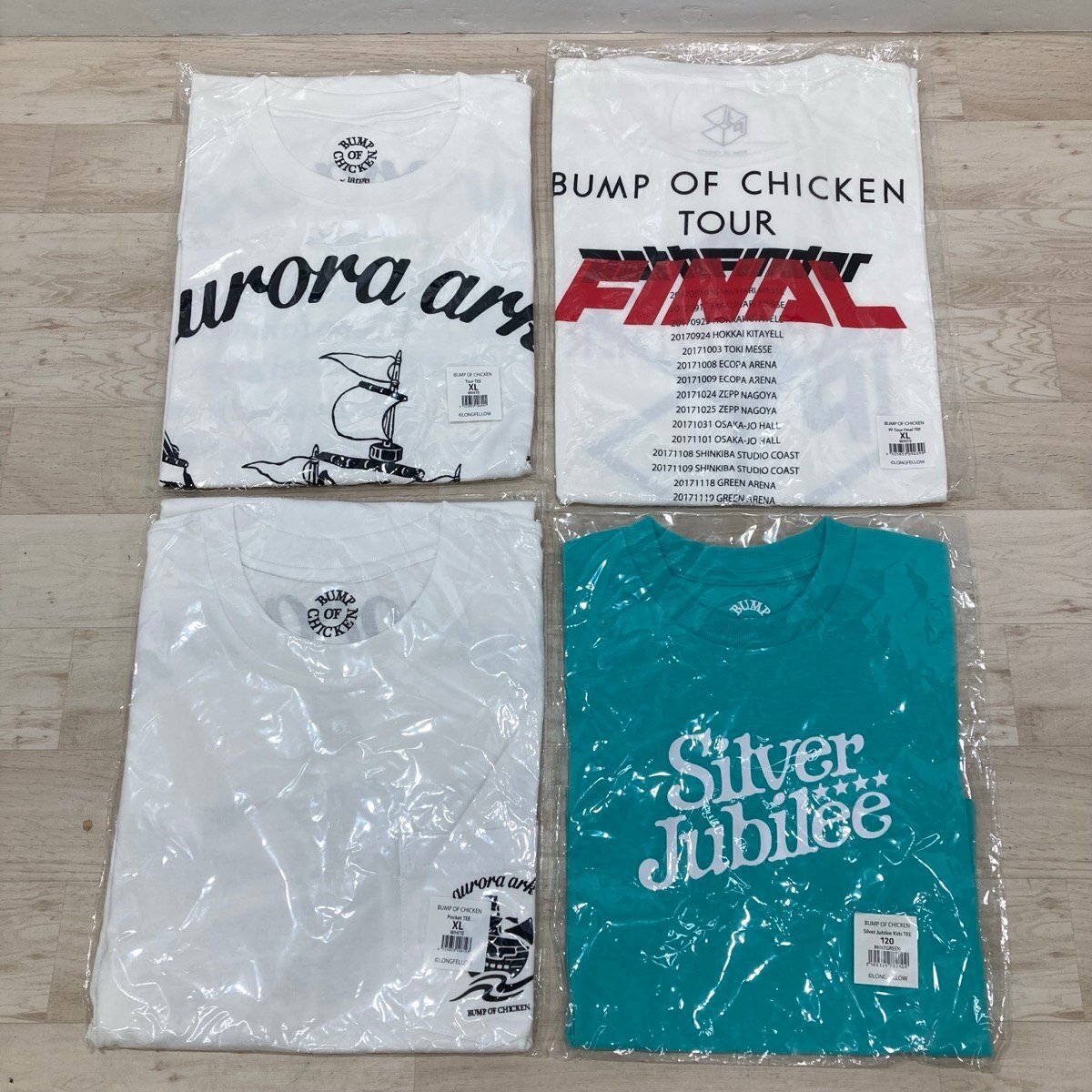 未開封 4點(diǎn)セット BUMP OF CHICKEN Ｔシャツ （43）[D8234]