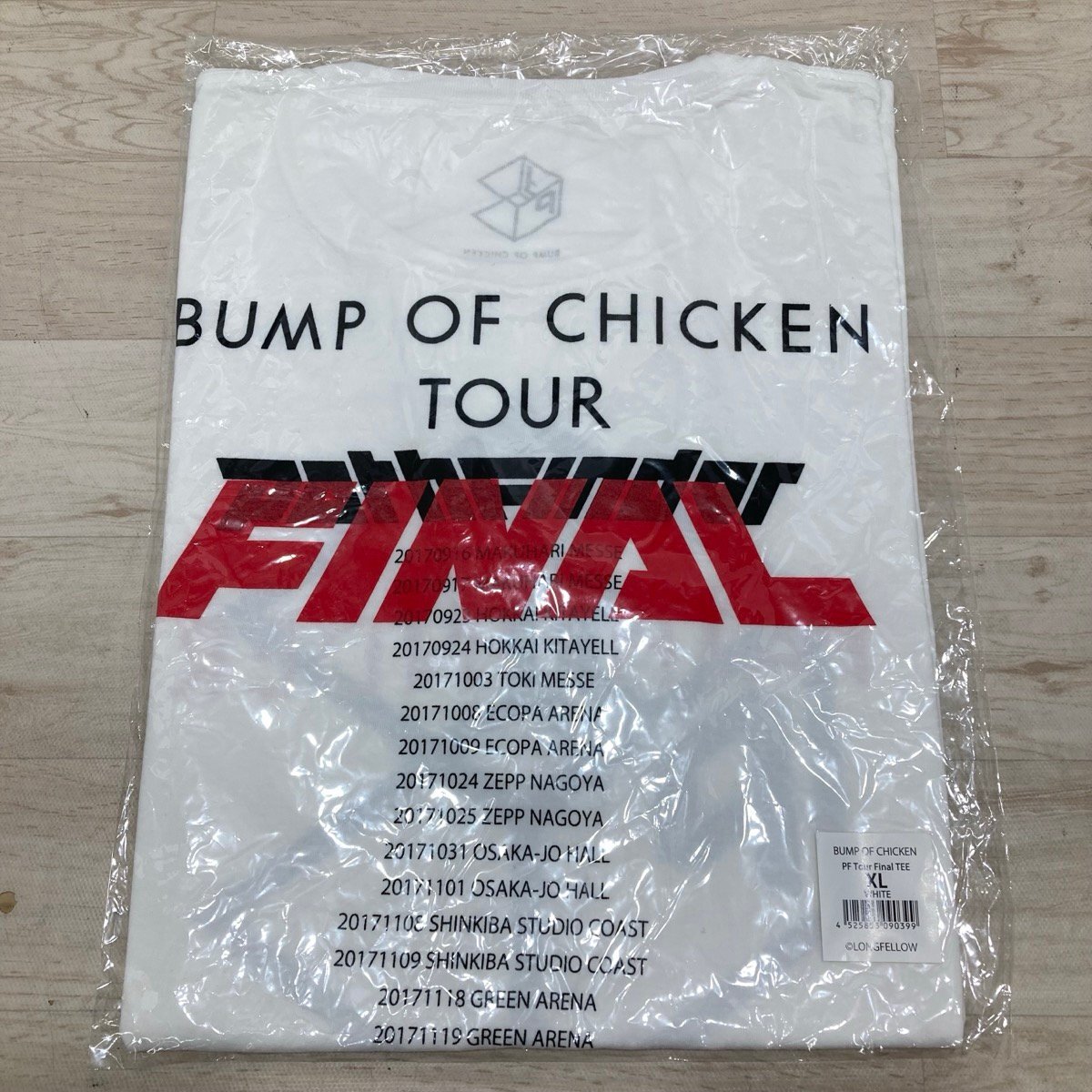 未開封 4點(diǎn)セット BUMP OF CHICKEN Ｔシャツ （43）[D8234]