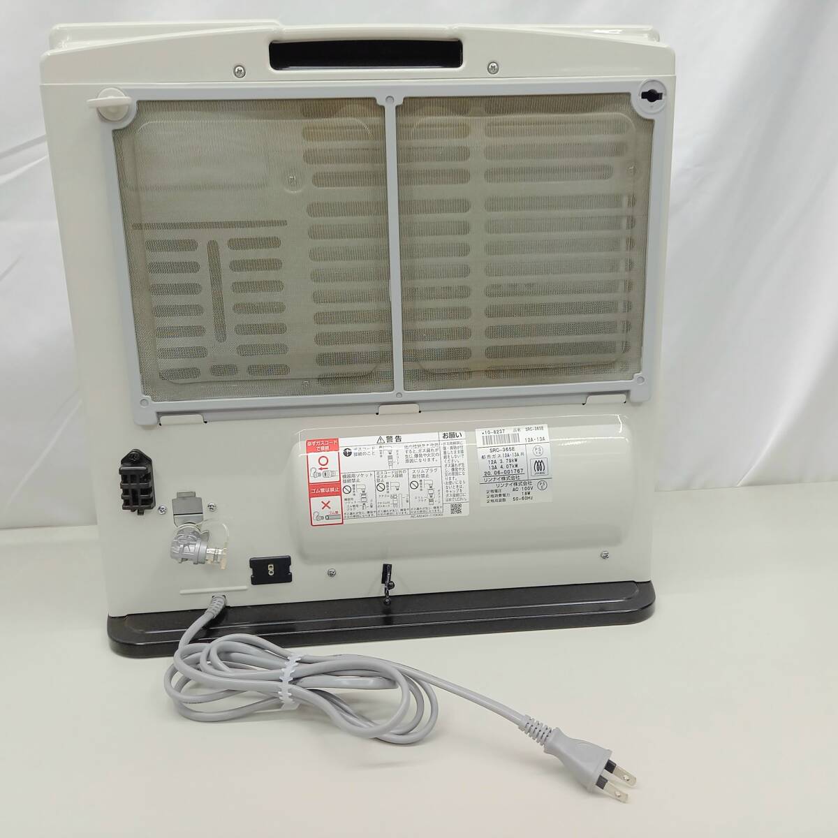 Rinnai(リンナイ）ガスファンヒーター SRC-365E 都市ガス用 12A?13A用 暖房器具 2020年制【中古】