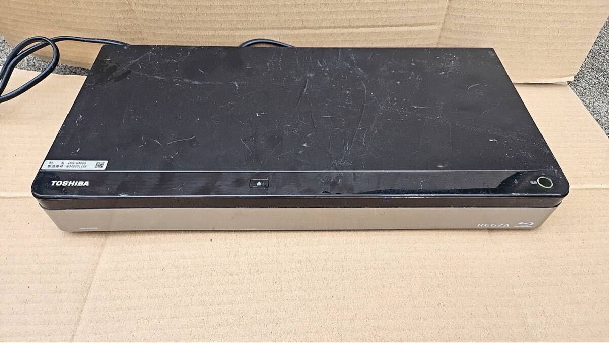 TOSHIBA 東芝 ブルーレイディスクレコーダー REGZA レグザタイムシフトマシン DBR-M4008 4TB 通電現(xiàn)狀品