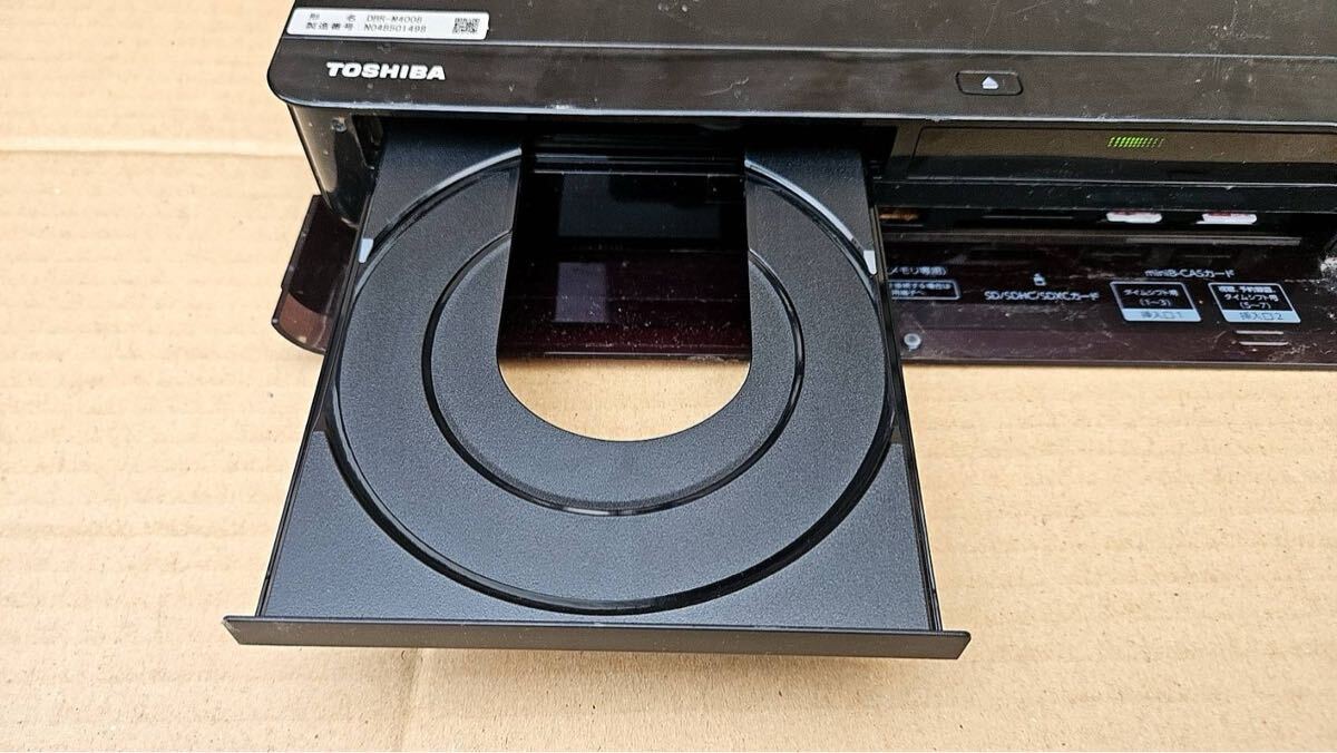 TOSHIBA 東芝 ブルーレイディスクレコーダー REGZA レグザタイムシフトマシン DBR-M4008 4TB 通電現(xiàn)狀品