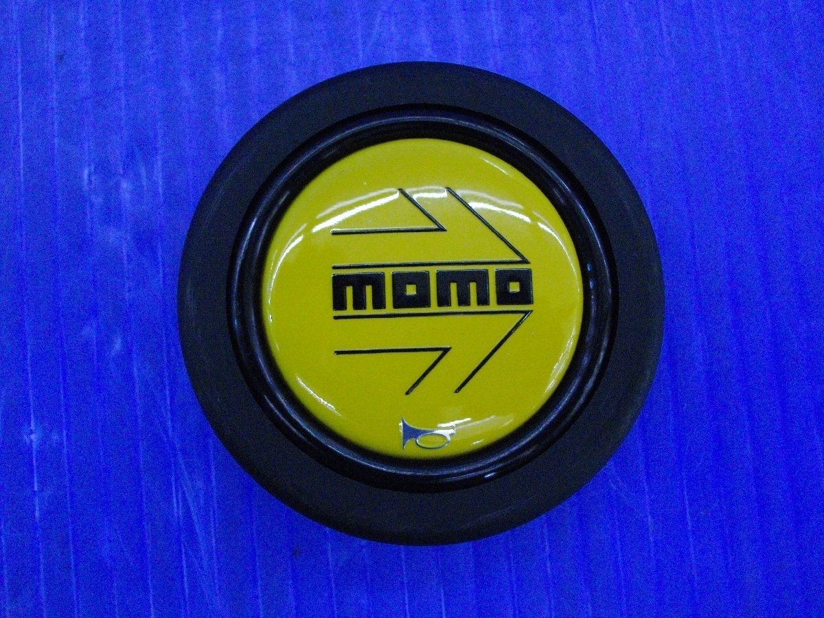 S【1033】momo モモ COMPETITION レザーステアリング 35φ ホーンボタン 中古品 コンペティション_画像8