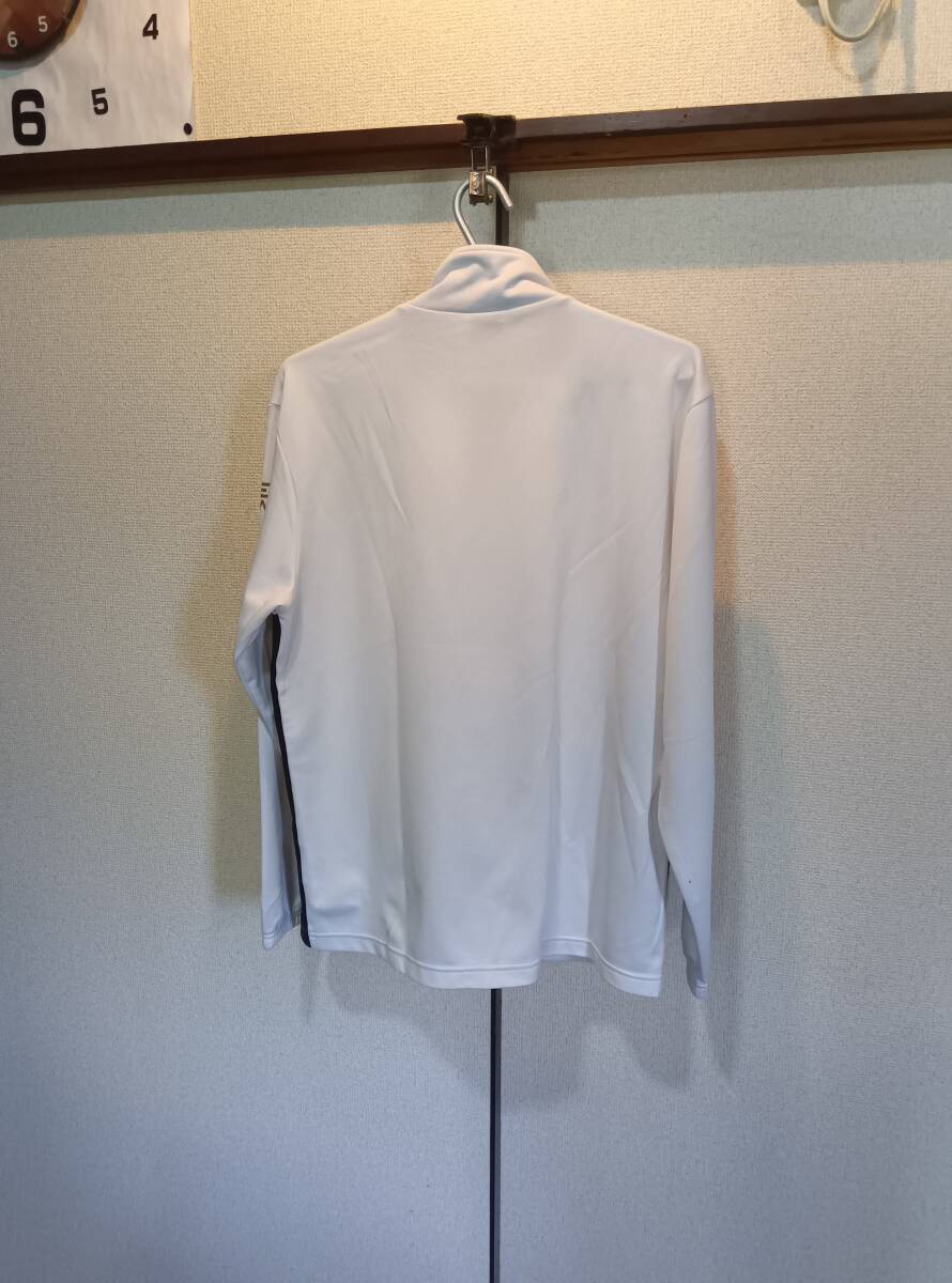 ※L★ DESCENTE/デサント★フルジップトラックジャケット★ホワイト★used●送料無料● 