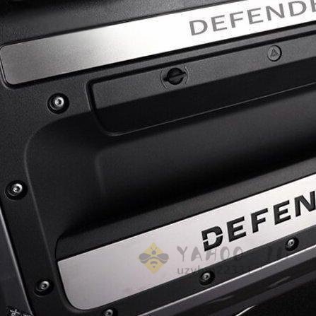 ランドローバー ディフェンダー ドアポケット カバー 2枚セット ステンレス