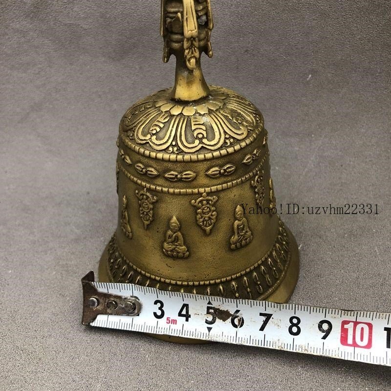 銅器 鈴銅 鈴手振り鈴 七仏手振り鈴 仏教法器 鎮宅 辟邪