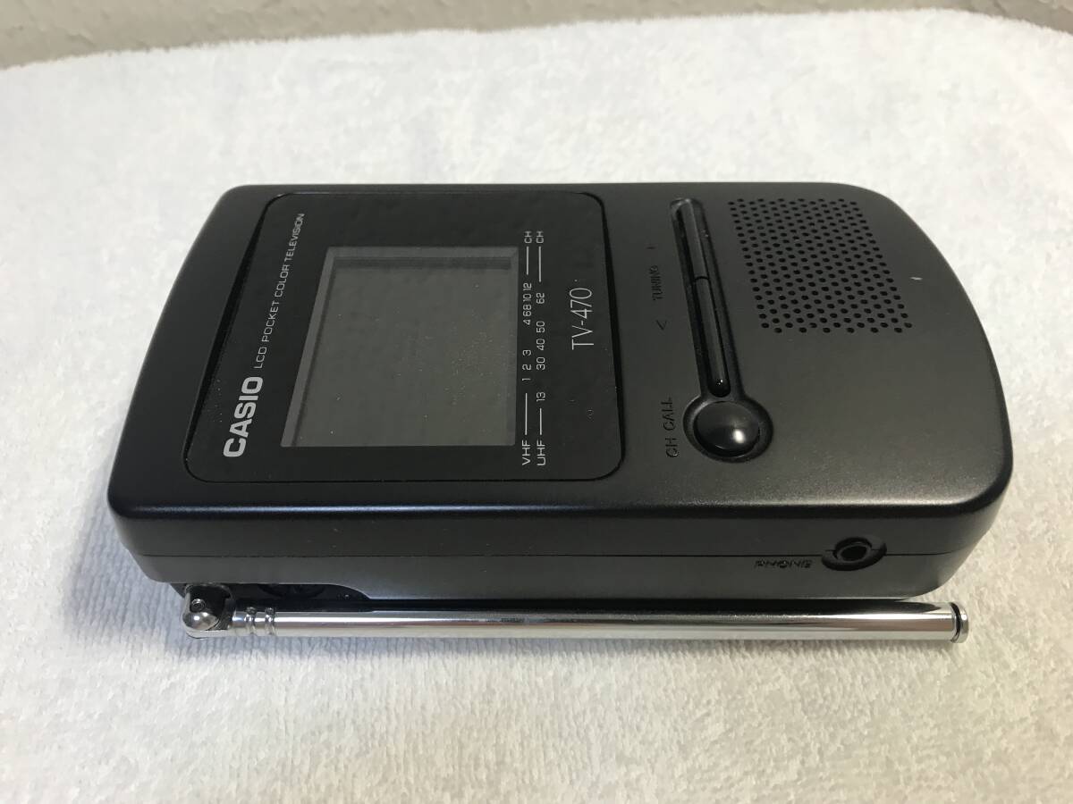 CASIO カシオ ポケットカラーテレビ 91年式 レトロ アンティーク TV-470 ジャンク