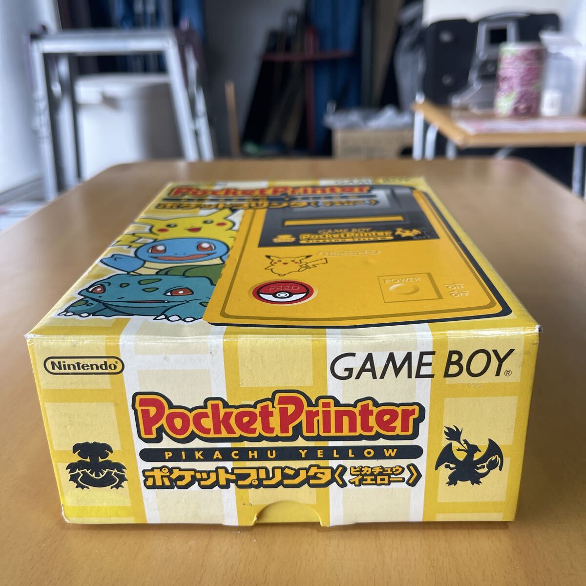 GB ゲームボーイ ポケットプリンタ ピカチュウイエロー Pocket Printer PIKACHU YELLOW 任天堂 Nintendo 箱付　未使用品？