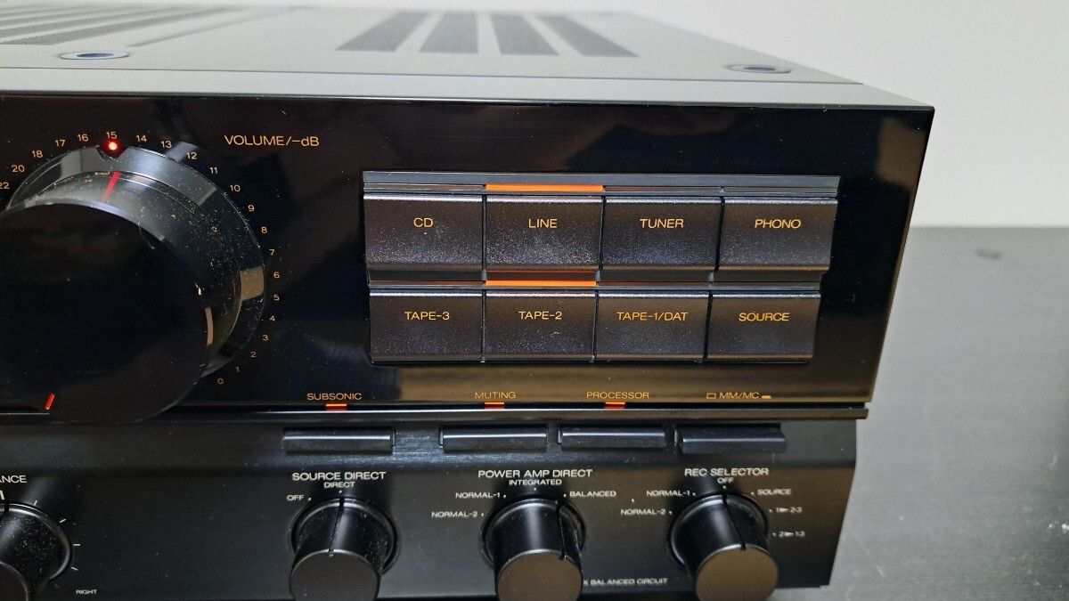 【売切り】SANSUI AU-α707 EXTRA ～セレクターゴムベルト交換で音出ました～_画像3