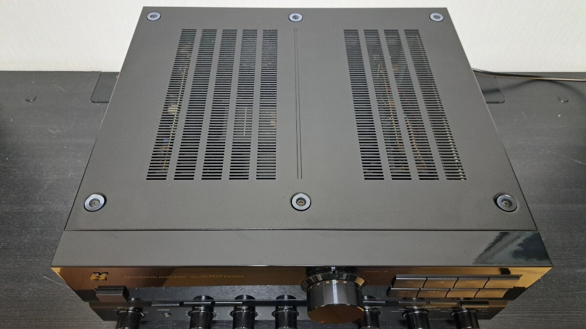 【売切り】SANSUI AU-α707 EXTRA ～セレクターゴムベルト交換で音出ました～_画像9