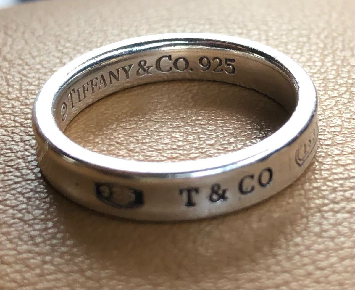 中古 ティファニー TIFFANY リング 指輪 シルバー925 SV925 15号 T&CO 1837