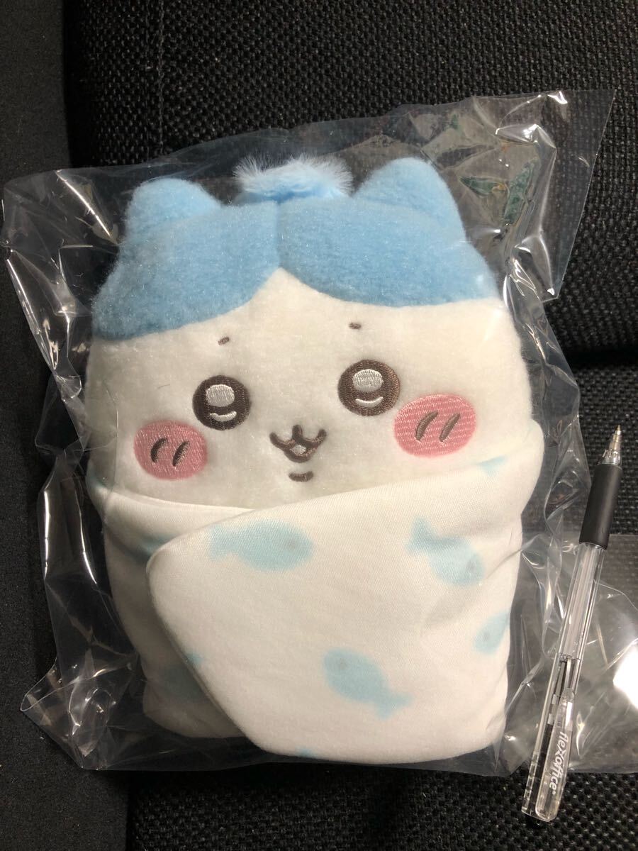 新品　ちいかわベビー　おくるみぬいぐるみ　ハチワレ