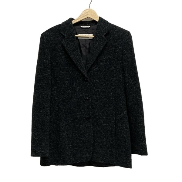 マックスマーラ Max Mara サイズ40 M - ダークネイビー×ライトグレー×ブルーグリーン レディース 長袖/秋/冬 美品 ジャケット_画像1