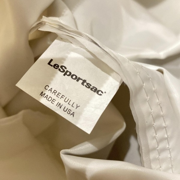 レスポートサック LESPORTSAC ショルダーバッグ - アイボリー×黒 花柄 バッグ_画像8