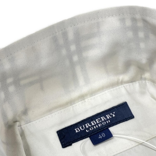 バーバリーロンドン Burberry LONDON 長袖シャツブラウス サイズ40 L - 白 レディース トップス_画像5