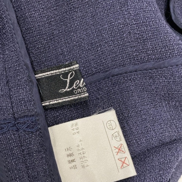 レリアン Leilian スカートスーツ - ダークネイビー レディース 肩パッド レディーススーツ_画像3