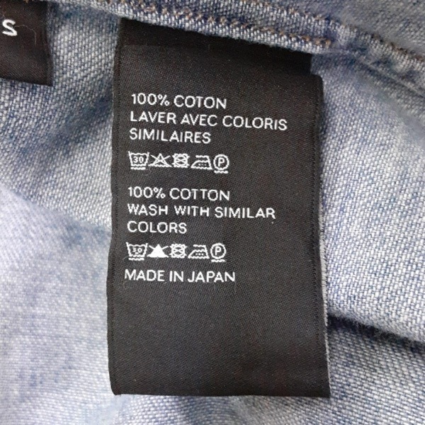 セリーヌ CELINE 長袖シャツブラウス サイズS - ブルーグレー レディース デニム トップス_画像5
