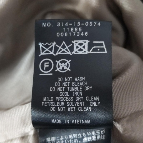  Ships SHIPS размер 36 S - бежевый женский длинный рукав /Bellandi SUPER130 ткань / no color / короткий / Zip выше / осень / зима прекрасный товар 