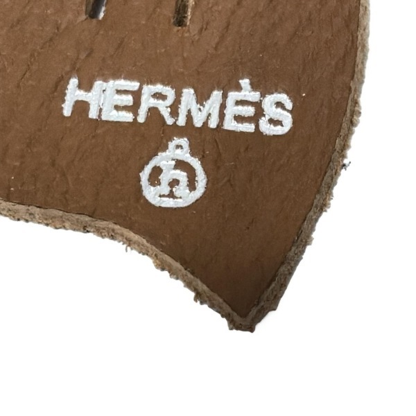 Hermes HERMES брелок для ключа ( очарование ) - шелк, кожа Brown × orange × красный tree /pti пепел брелок для ключа