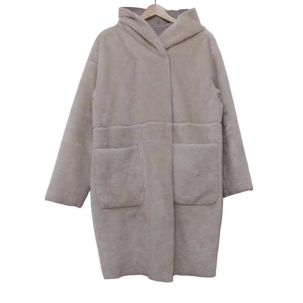 ロペ ROPE サイズ38 M - ベージュ レディース 長袖/リバーシブル/秋/冬 コート_画像8