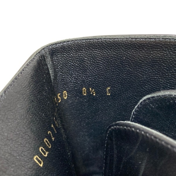 サルバトーレフェラガモ FERRAGAMO/SalvatoreFerragamo ショートブーツ 81/2C - レザー 黒 レディース ガンチーニ/アウトソール張替済 靴_画像6