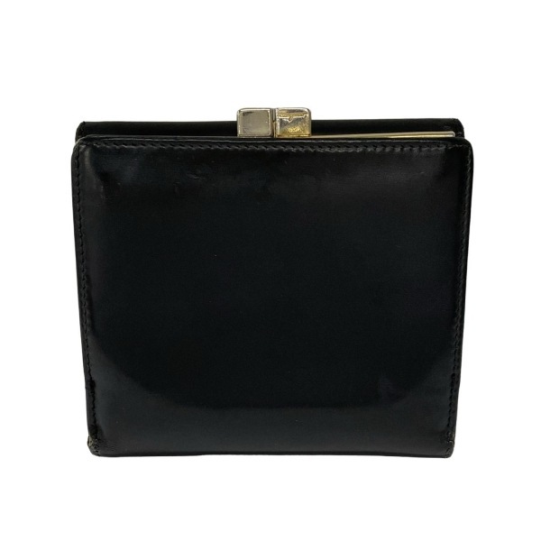 Salvatore Ferragamo FERRAGAMO/SalvatoreFerragamo 3. складывать кошелек / Mini / compact gun chi-ni кожа чёрный камыш . кошелек