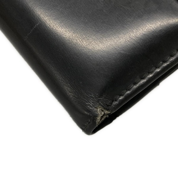 Salvatore Ferragamo FERRAGAMO/SalvatoreFerragamo 3. складывать кошелек / Mini / compact gun chi-ni кожа чёрный камыш . кошелек