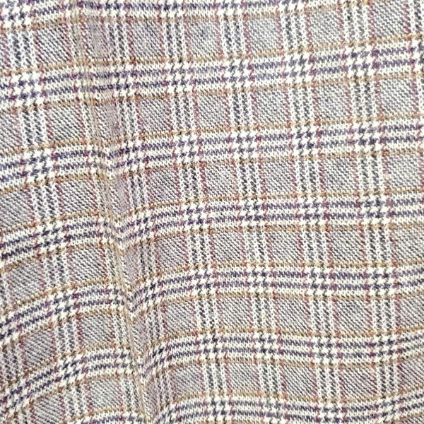 エトロ ETRO パンツ サイズ46 L - ベージュ×ボルドー×マルチ レディース フルレングス/チェック柄 美品 ボトムス_画像6