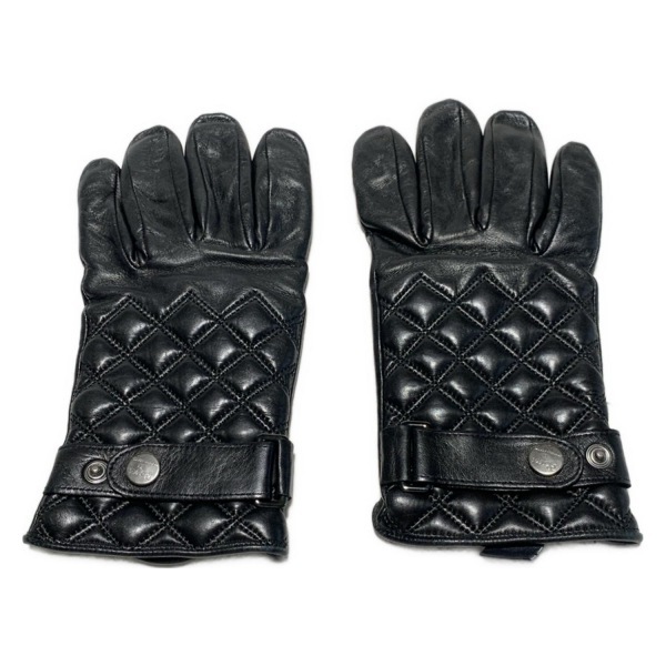 グローブス Gloves - レザー 黒 レディース キルティング 手袋_画像2