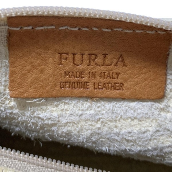 Furla FURLA - кожа слоновая кость × светло-серый type вдавлено . обработка сумка