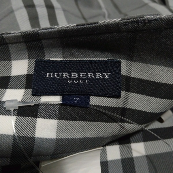 バーバリーゴルフ BURBERRYGOLF ミニスカート サイズ7 S - グレー×白×ダークグレー レディース チェック柄 美品 ボトムス