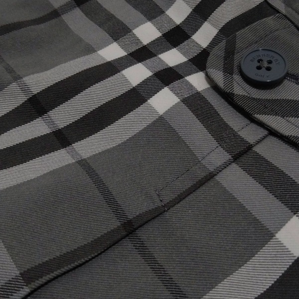バーバリーゴルフ BURBERRYGOLF ミニスカート サイズ7 S - グレー×白×ダークグレー レディース チェック柄 美品 ボトムス