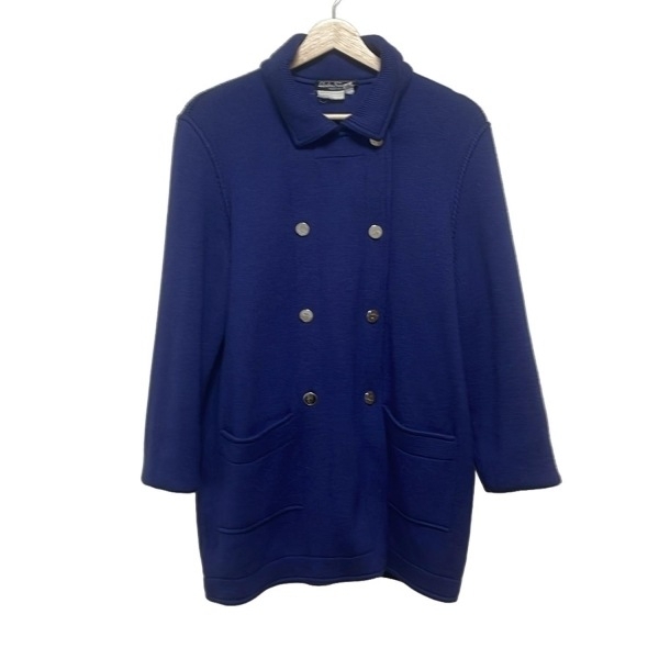  Salvatore Ferragamo FERRAGAMO/SalvatoreFerragamo размер S - темно-синий женский длинный рукав / вязаный / двойной / осень / зима пальто 