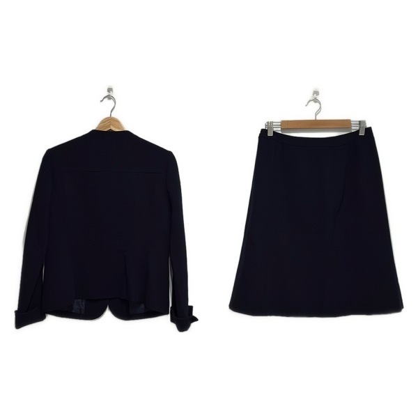 レリアン Leilian スカートスーツ - ネイビー レディース 美品 レディーススーツ_画像2