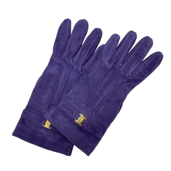  Salvatore Ferragamo FERRAGAMO/SalvatoreFerragamovala лиловый перчатка перчатки 