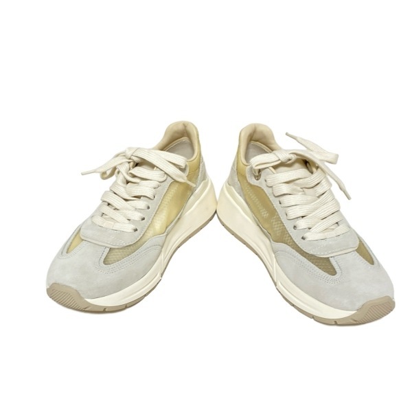 サルバトーレフェラガモ FERRAGAMO/SalvatoreFerragamo スニーカー 6M - レザー アイボリー×ライトグレー レディース ガンチーニ 靴_画像2