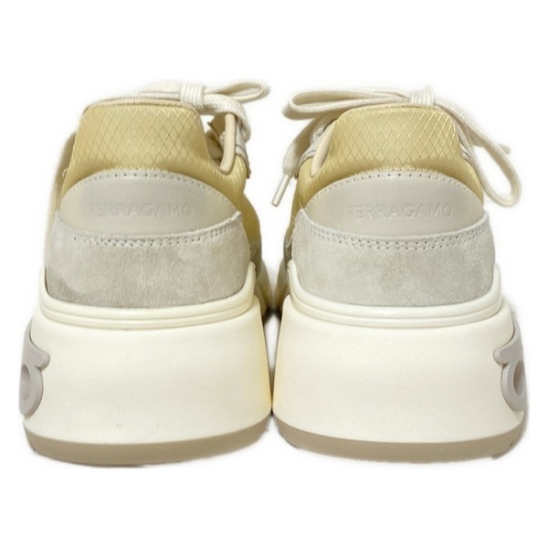 サルバトーレフェラガモ FERRAGAMO/SalvatoreFerragamo スニーカー 6M - レザー アイボリー×ライトグレー レディース ガンチーニ 靴_画像3