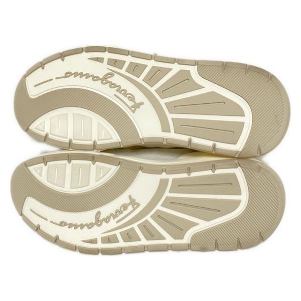 サルバトーレフェラガモ FERRAGAMO/SalvatoreFerragamo スニーカー 6M - レザー アイボリー×ライトグレー レディース ガンチーニ 靴_画像4