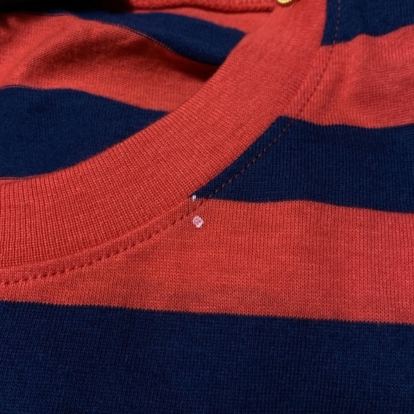 グッチ GUCCI ノースリーブカットソー サイズXXS XS 572980-XJAW0 - レッド×ダークネイビー×ベージュ レディース ボーダー トップス_画像7
