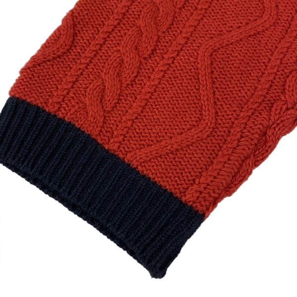  Castelbajac спорт CastelbajacSport свитер с длинным рукавом / вязаный размер 1 S - красный × темный темно-синий × мульти- женский вышивка прекрасный товар 