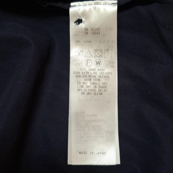 ベイジ BEIGE 半袖シャツブラウス サイズ4 XL - ダークネイビー レディース フリル トップス_画像5