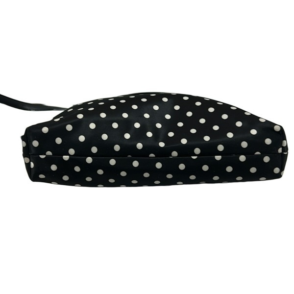 ケイトスペード Kate spade ショルダーバッグ WKRU3618 ブレイク アベニュー ケイシャ レザー 黒×白 ドット柄 美品 バッグ_画像4