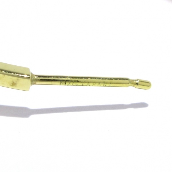 タサキシンジュ 田崎真珠/TASAKI ピアス EC-3993 ピラミッド パール イヤリング K18YG×アイボリー フープピアス アクセサリー(耳)_画像5